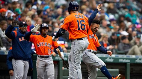 The Houston <strong>Astros</strong> took full control of the ALCS with a gut punch to their division rivals in Friday's Game 5. . Astros results
